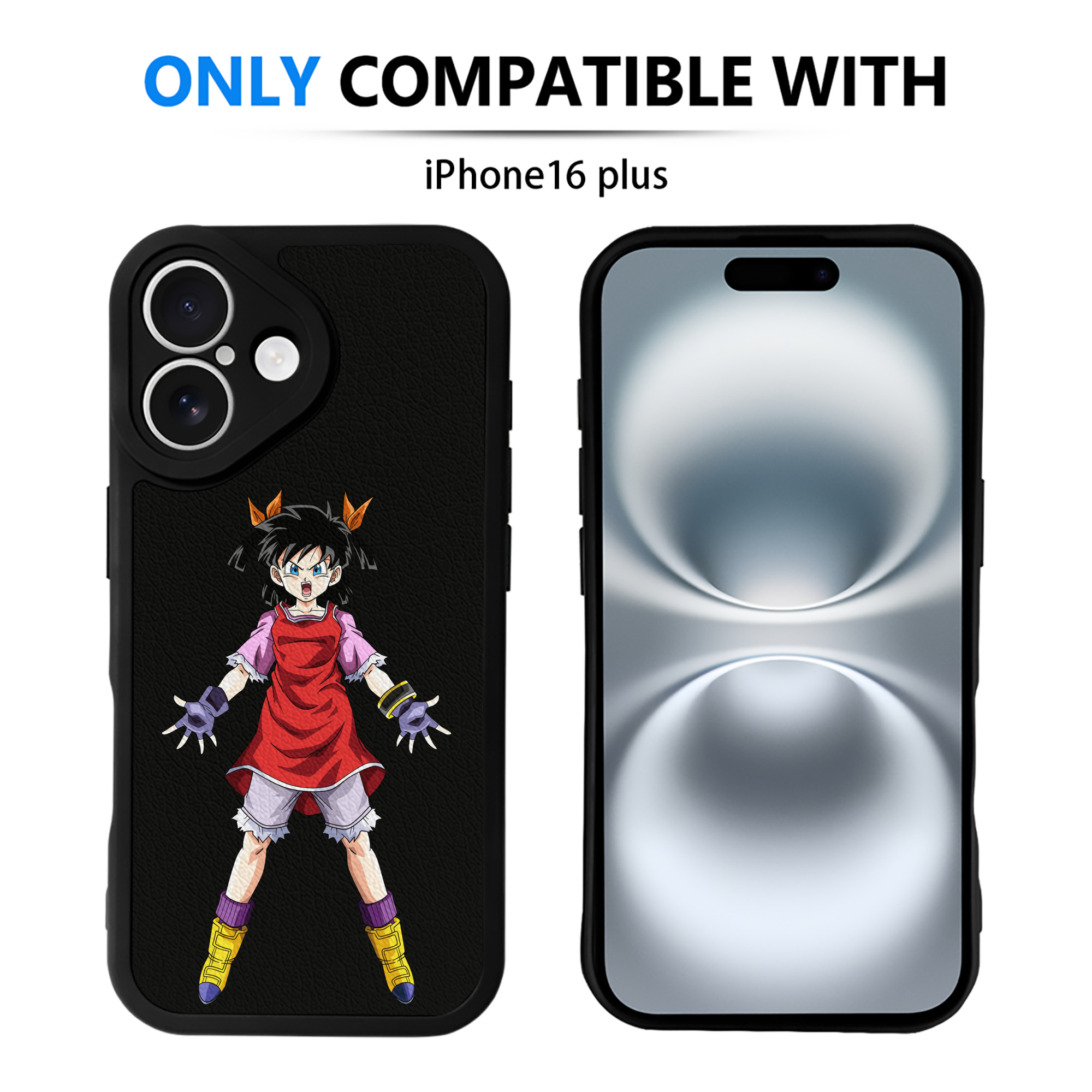 （画像用） ドラゴンボール パン DRAGON BALL Pan 【iPhone 16シリーズ対応】シリコンスマホケース（レザー調） 材質：シリコン